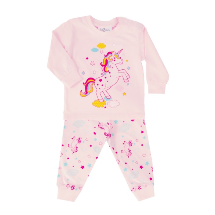 baby pyjama roze eenhoorn