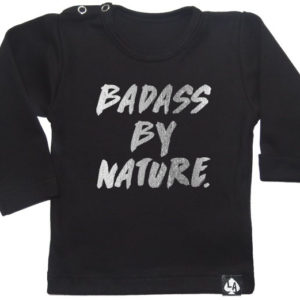 baby tshirt zwart badass