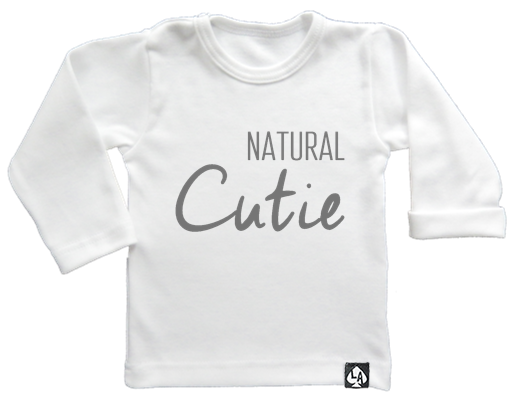 baby tshirt wit lang mouw cute