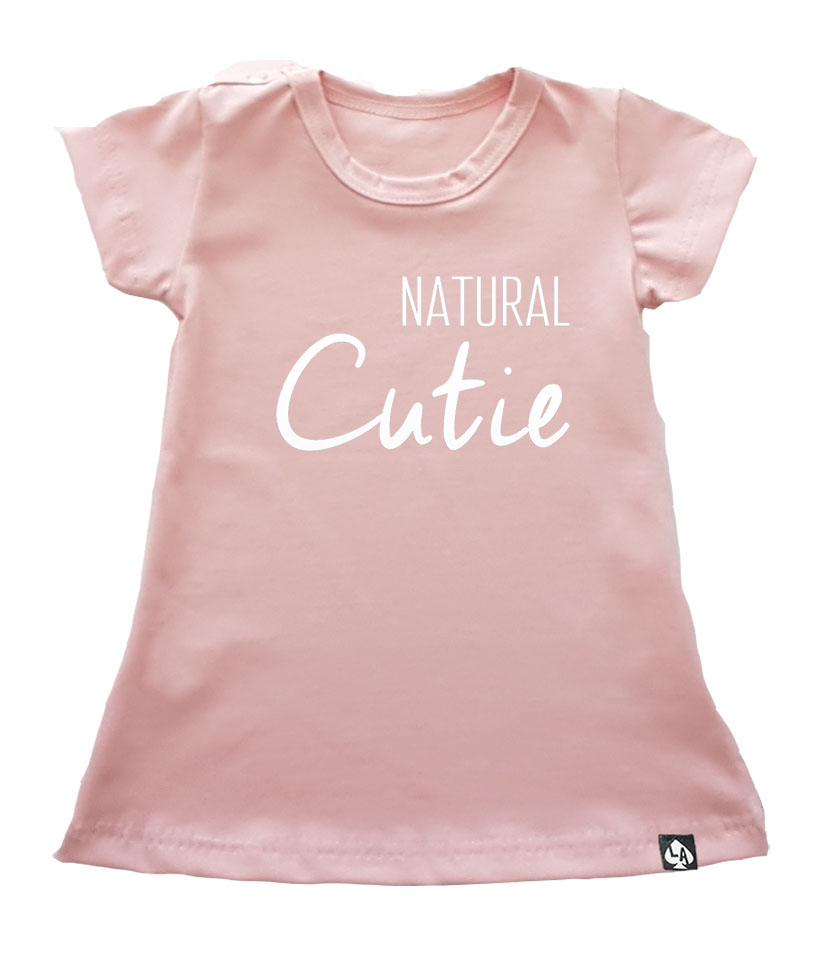 Baby zomer jurkje roze natural cutie