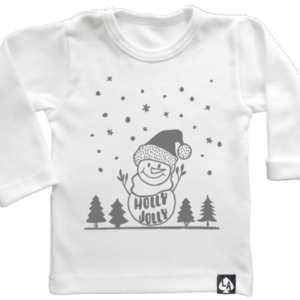 baby tshirt specials kerst foute kersttrui 2.0 wit