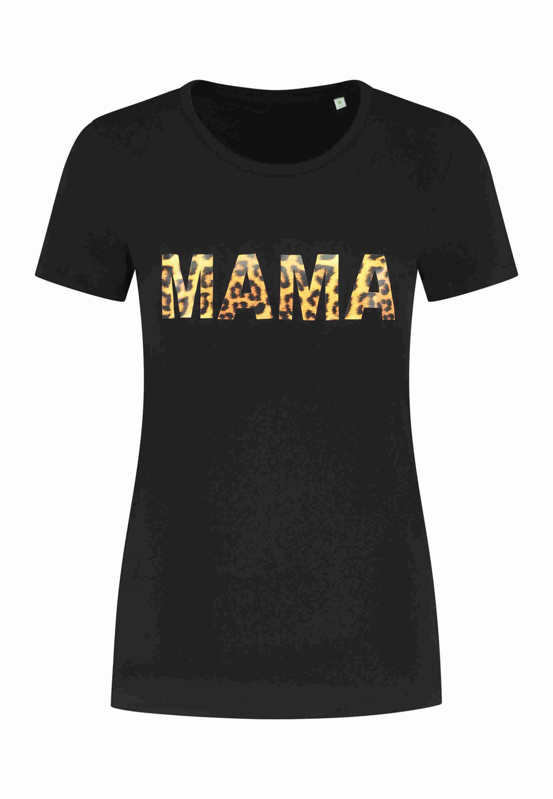 Shirt Mama Zwart_Vrouw_Front